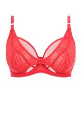 NEW FREYA 'Fatale' High Apex Plunge Bra 32 DD Chilli Red AA401422 68