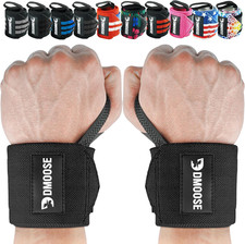 Wrist Wraps for Weightlifting 18" - Heavy Duty Gym Wrap with Hand Thumb Loop for