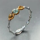 Jewelry ring Natural Tourmaline Ring 925 Sterling Silver Size 7 /R473919