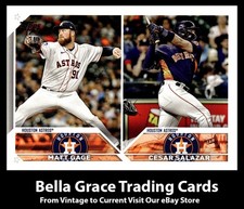 2023 Topps Update Matt Gage / César Salazar #US318 Houston Astros Rookie MLB 