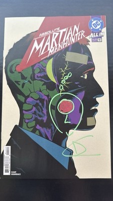 Absolute Martian Manhunter #11 SIGNED & REMARK DENIZ CAMP Cover A 1st Print COA