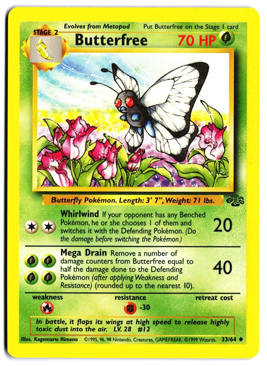 Butterfree Pokémon TCG Cards for sale | eBay