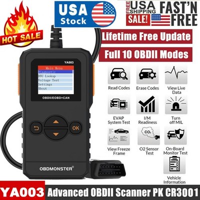 Car Engine Error Code Scanner OBD2 Scan Tool for GM FORD BENZ BMW CHEVY 1996 up