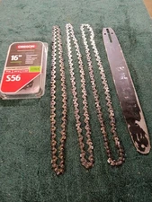 S56 chainsaw chains 16" and bar 16"