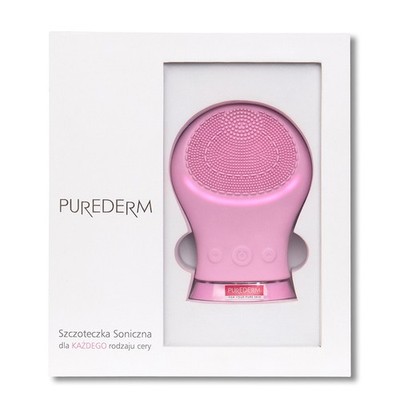 PUREDERM Pink Grand Sonic Silikon-Gesichtsreinigungsbürste