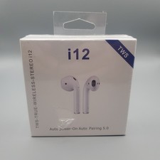 TWS Bluetooth Wireless i12 Earbuds Earphones ...