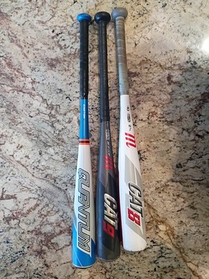 3 Bats:  2 marucci MSBC810 Cat 8-9 & 1 easton quantum Youth USSSA Baseball Bat