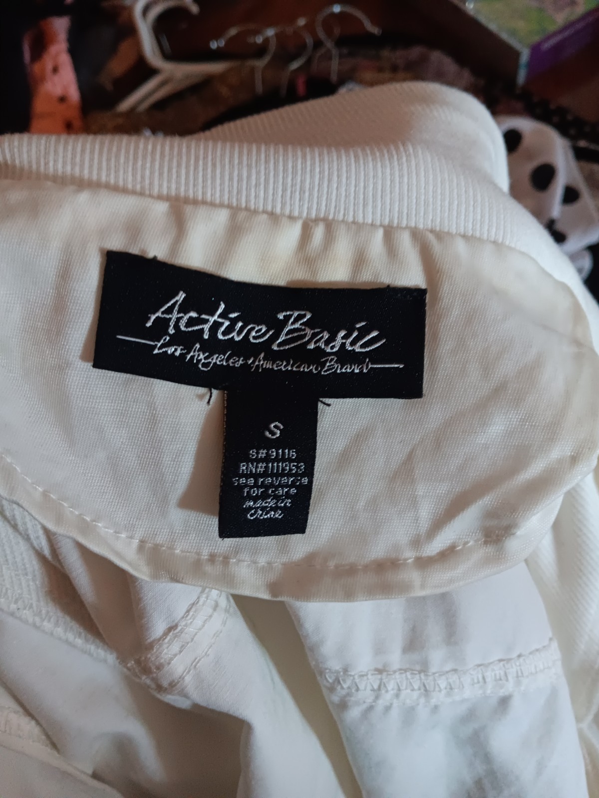 Vintage Active Basic White Jacket Sm 3/4 Sleeves … - image 7