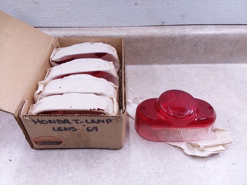 Honda CL70 CT90 CB CL 450 350 Tail Light Lens 1969 Box of 5 NEW VTG #44 ANX-B241
