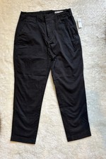 Women  s Dark Grey Cotton Pants - Gap For Good size 8