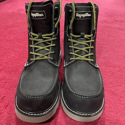 RefrigiWear Men's 1255c Black Insulated Work Boot Size 10