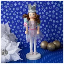 14” Fairy Candy Princess Angel Ballerina Christmas Wooden Nutcracker. Gift it
