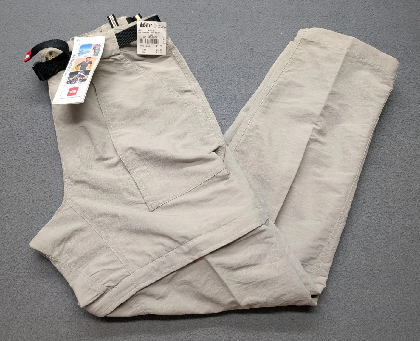NWT The North Face Pants Men's Medium Khaki Convertible Hiking Outdoor Belted
Opens in a new window