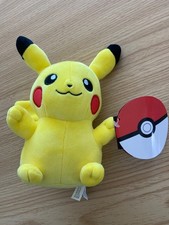 NEW POKEMON PIKACHU Plush Pika Round1 EXCLUSIVE Iconic Character RARE HTF