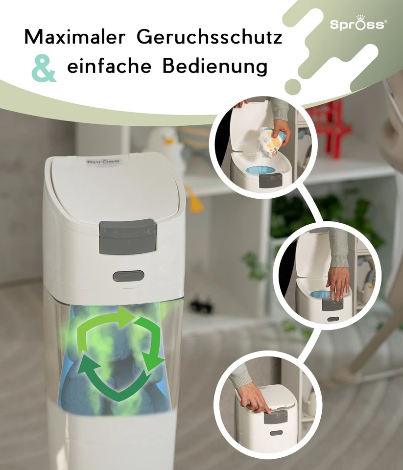 Spross Windeleimer - geruchsdichtes System mit Einhandbedienung - Bild 4 von 4