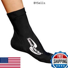 Sand Socks Large Black for Beach Volleyball Swim Water Sports LB-SS Protection