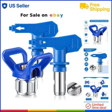 Airless Paint Spray Tips Guard Nozzle Seat 3pcs Replacement for Sprayer