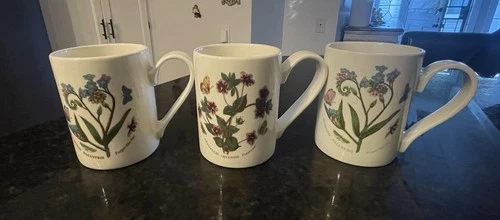 (3) Portmeirion Botanic Garden Mugs ~Made in Britain~ England ~ See Pictures