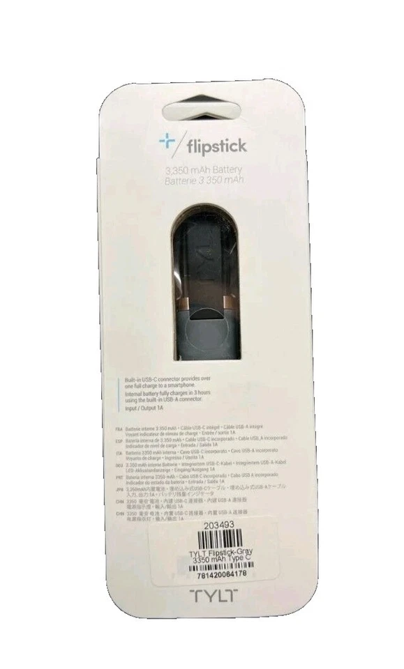 Banco de alimentación portátil TYLT Flipstick 3350 mAh Foto 2 de 2