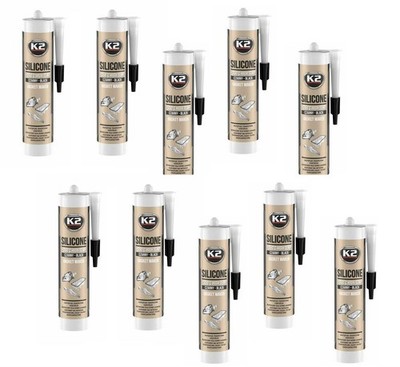10x Instant Gasket Maker Black Silicone Oil Resistant Cartridge High Temp Glue