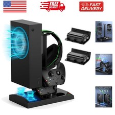 Charger Stand with Cooling Fan for Xbox Series S Console and Controller,Verti...