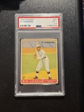 1933 Goudey Al Simmons #35 PSA 3.5