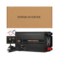 4000W Car Power Inverter DC 12V To AC 120V Pure Sine Wave Solar Converter Free
