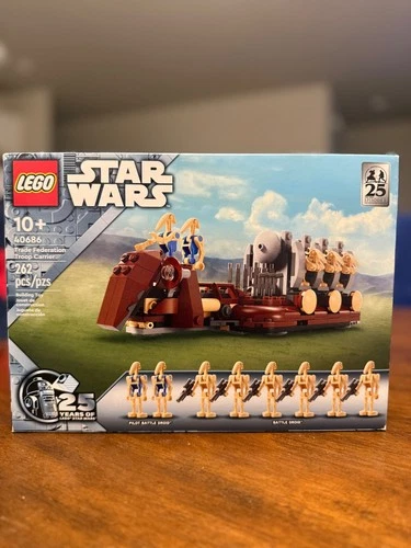 NEW LEGO Star Wars 40686 Trade Federation Troop Carrier 25th Anniversary Sealed