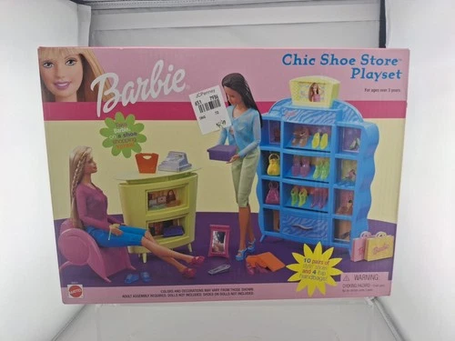 New BARBIE Chic Shoe Store Playset Mattel 88810 2020 Toy Set ~ Sealed