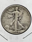 1934D Walking Liberty 90% Silver Half Dollar Circulated Good+ #83.