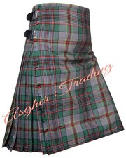 Clan Craig Ancient Tartan Kilt, 16Oz Tartan Men's Traditional kilt Custom Size
