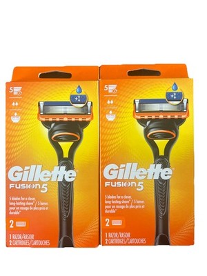 Gillette Fusion5 Razor + 2 Blade Cartridges   | Men s 5-Blade Shaving System
