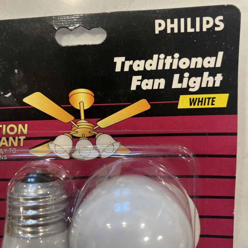 PHILIPS Traditional Fan Light Bulb 2 Pack 40W Vibration Resistant BC40A15 New - Image 4 of 4