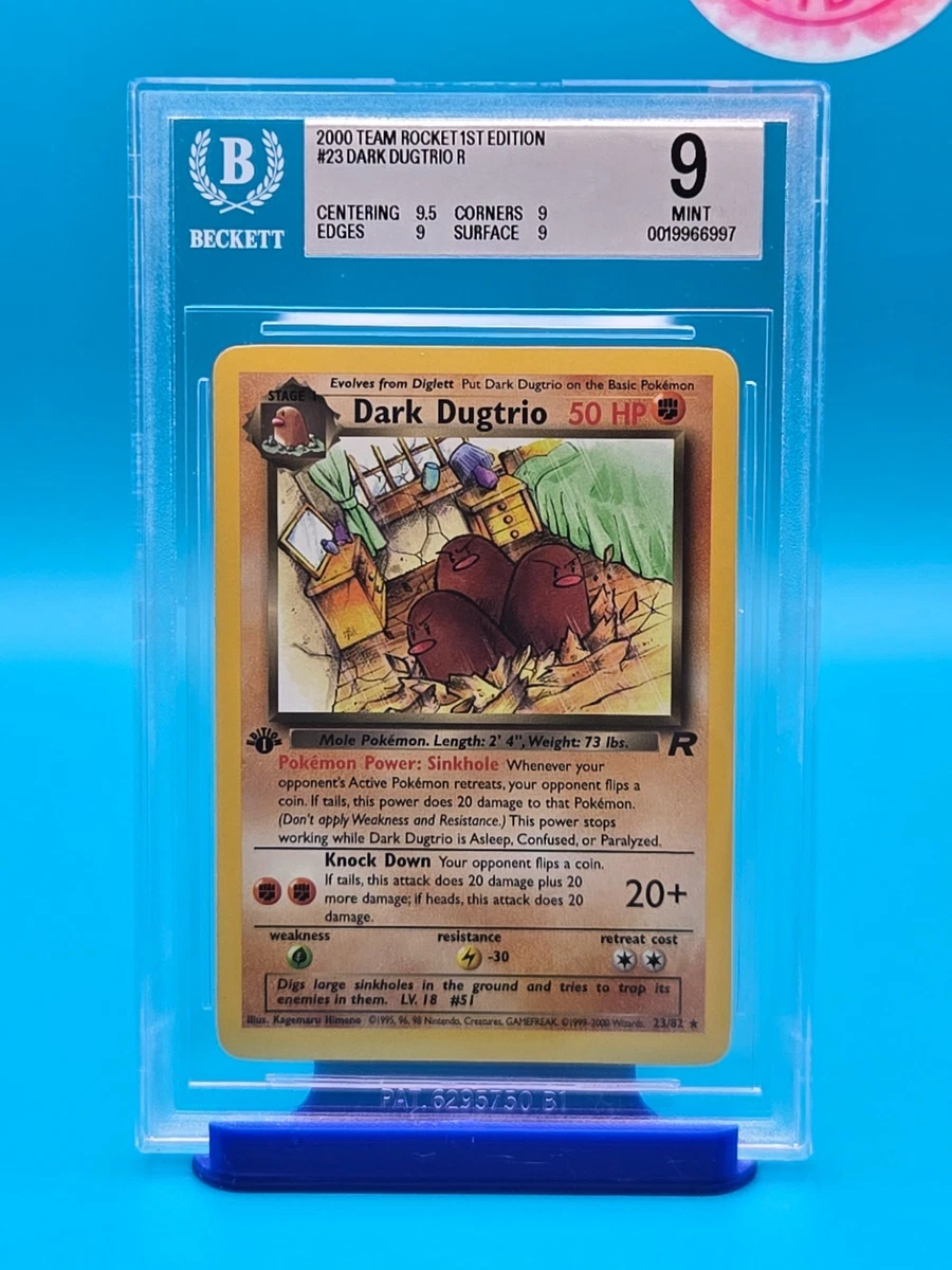 beckett pokemon card values Pokémon TCG Beckett Grading Services (BGS) Rare Grade 9 Individual  Collectible Card Game Cards for sale
