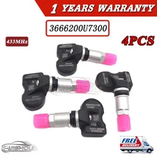 4PCS Tire Pressure Sensor TPMS For JAC IC5 X8 PLUS Airo Sehol Geely 3666200U7300