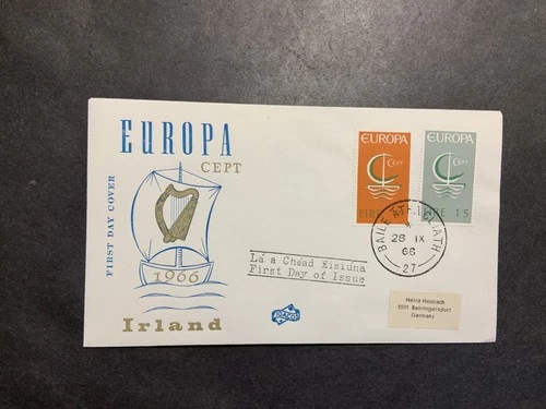 Ireland 1964 FDC  Cover to Germany Europa Year German English Fidacos cachet