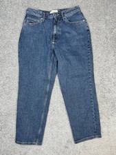 Everlane The Curvy Cheeky Cropped Jeans Womens 29 Blue Cotton High Rise 29x25