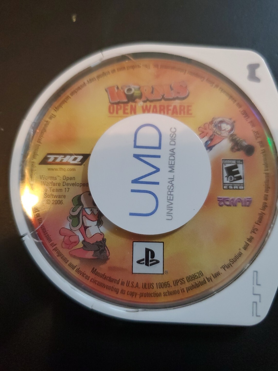 Worms: Open Warfare (Sony PSP, 2006) Game Disc UMD Only