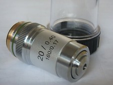 NEW/UNUSED DIN Microscope objective-choices-20x, 60x,100x, SP40x, SP100x etc.
