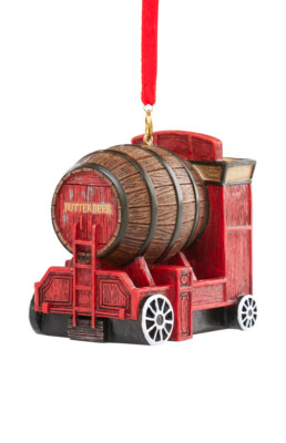 Harry Potter Butterbeer  Cart Ornament - Universal Studios - Resin Collectible