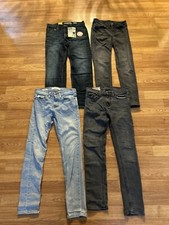 4 MENS JEANS AMERICAN EAGLE HOLLISTER LEVI 28 X 30