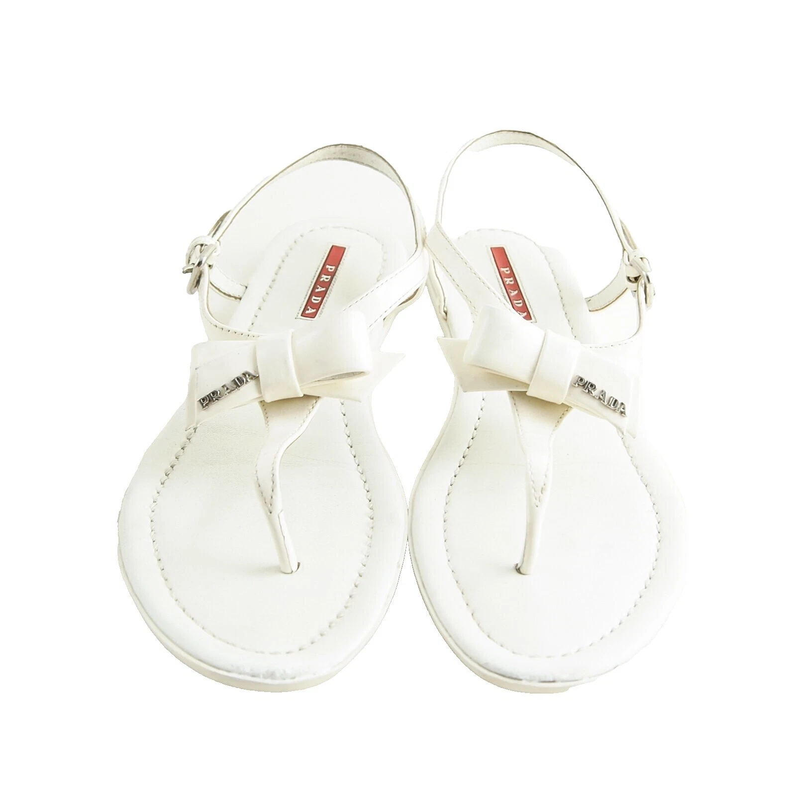 Sandalias blancas PRADA para De mujer