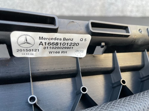 MERCEDES W166 X166 GL450 GL350 LADO DERECHO PARASOL CORTINA PERSIANA NEGRO OEM - Imagen 4 de 4