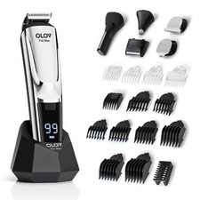Beard Trimmer, 21 Piece Mens Grooming Kit for Beard  Mustache Trimming, Elec...