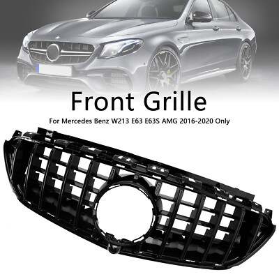  Front Bumper Grille Grill Fits Mercedes Benz W213 E63 E63S AMG 2016-2020 Only