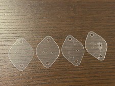 4 New TO-3 Mica Insulators for Output Transistors Pioneer Marantz Sansui Qty 