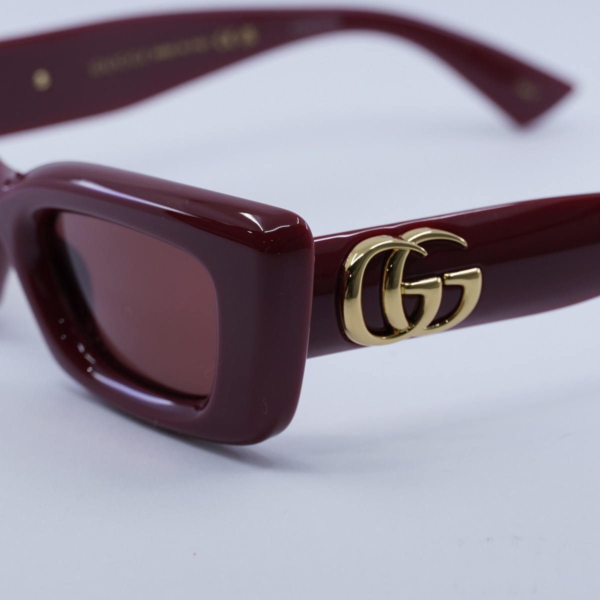 Gucci GG1827S 003 Burgundy/Red 49-22-145 Sunglasses New Authentic