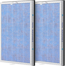 2 PACK MSA3/MSA3S True HEPA Replacement Filter Compatible with Membrane