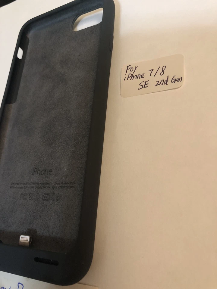 苹果正品智能电池保护壳 适合 iPhone 7/8/SE 2nd 3rd - 灰色 全新状况 — 第 2/4 张图片