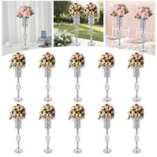 10Pcs Flower Vases Tabletop Wedding Centerpieces Home Decorative Vase Set of 10